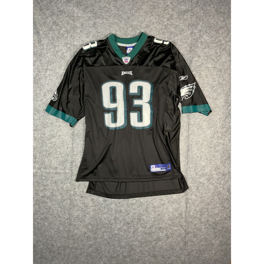 Philadelphia Eagles NFL Football Jersey 93 Kearse Black Reebok Mens XL